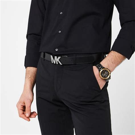 michael kors mens belt size|Michael Kors belt make small.